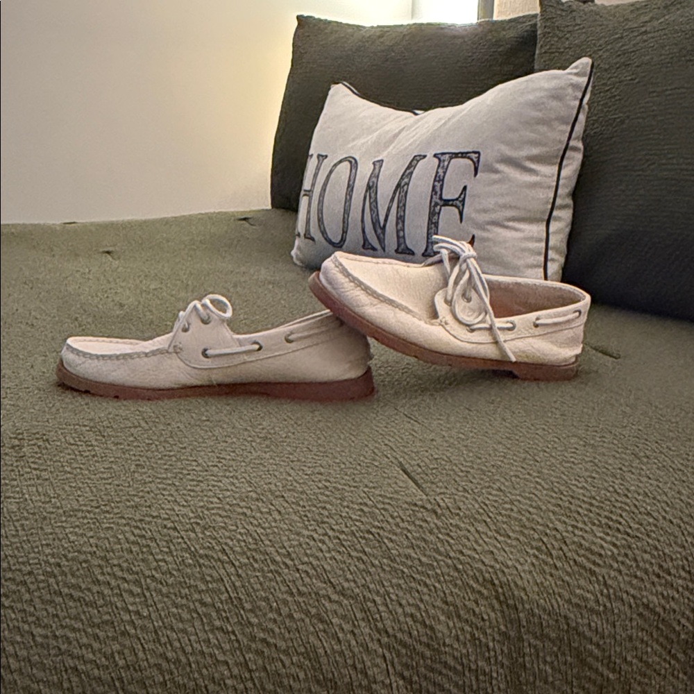 Sperry Men's Off-White Boat Shoes